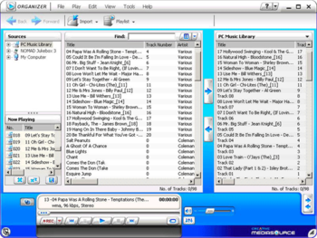 Creative MediaSource Player/Organizer screenshot