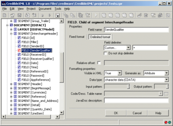 CredibleXML 2.1 (.NET Edition) screenshot 2