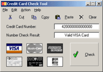 Credit Card Check Tool screenshot 2