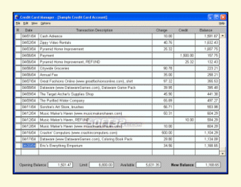 Credit Card Manager screenshot 2