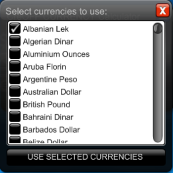 CreOFF CURRENCY Calculator screenshot 2