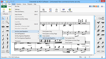 Crescendo Music Notation Editor screenshot 4