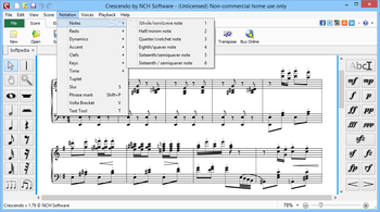 Crescendo Music Notation Editor screenshot 5