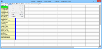 Crib Sheet screenshot 5