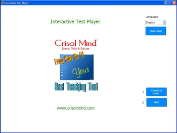 Crisol Mind Test Player screenshot