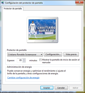 Cristiano Ronaldo Screensaver screenshot