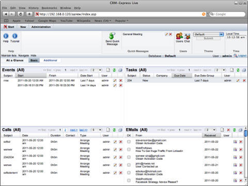 CRM-Express Live screenshot