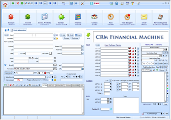 CRM Financial Machine screenshot