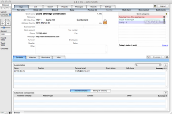 CRM plus for Windows screenshot 3