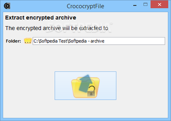 CrococryptFile screenshot 3