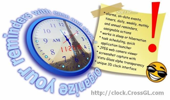 CrossGL Reminder Clock screenshot 2