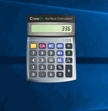 CrossGL Surface Calculator screenshot