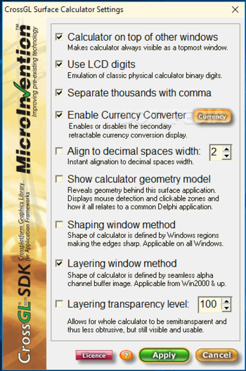 CrossGL Surface Calculator screenshot 3