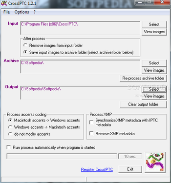 CrossIPTC screenshot