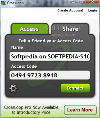 CrossLoop screenshot 2