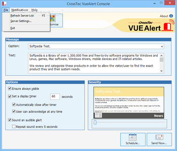 CrossTec VueAlert screenshot 2