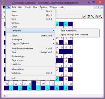 Crossword Compiler screenshot 2