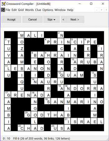 Crossword Compiler screenshot 2