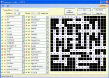Crossword Creator screenshot