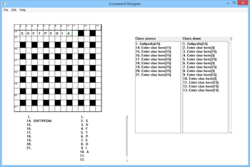 Crossword Designer screenshot