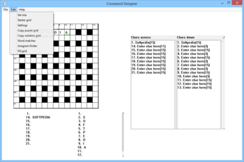 Crossword Designer screenshot 2