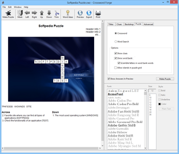 Crossword Forge screenshot 3