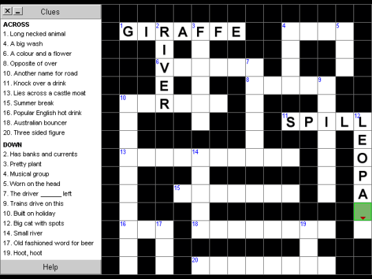 crossword puzzle maker software free download