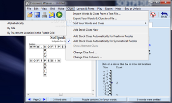 Crossword Weaver screenshot 11