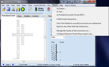 Crossword Weaver screenshot 14