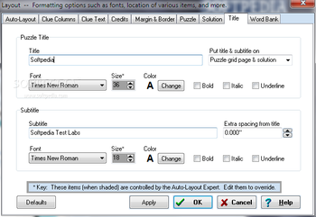 Crossword Weaver screenshot 4