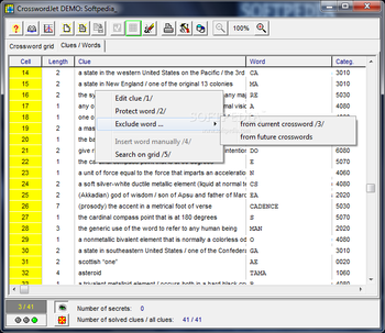 CrosswordJet screenshot 2