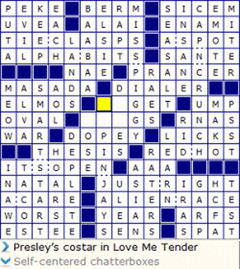 Crosswords screenshot