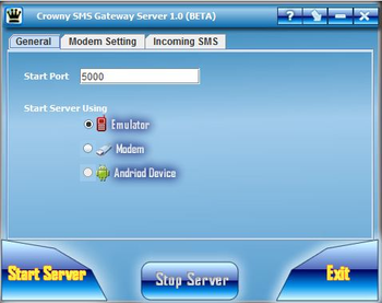 Crowny SMS Gateway screenshot