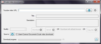 Crude Video Downloader screenshot