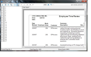 CRViewer screenshot