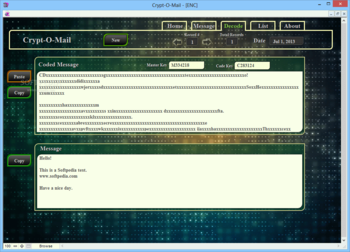 Crypt-O-Mail screenshot 2