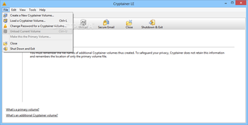 Cryptainer LE screenshot 6