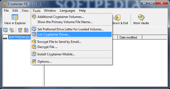 Cryptainer PE screenshot 3