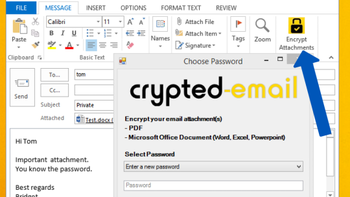 Crypted-Email screenshot