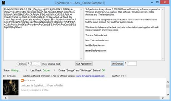 CryPteR screenshot 2