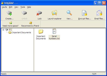 Cryptex - 1 TB Vault screenshot