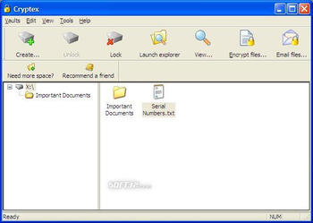 Cryptex - 100 GB Vault screenshot