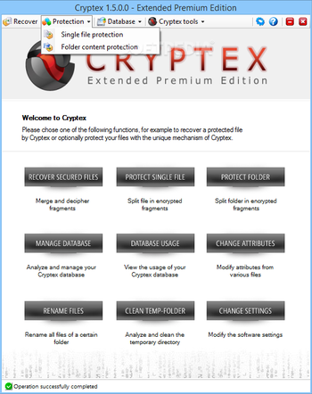 Cryptex screenshot