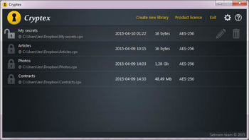Cryptex screenshot