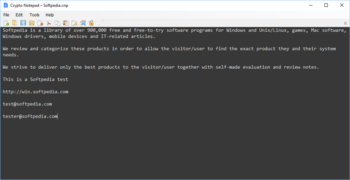 Crypto Notepad screenshot