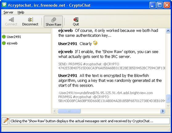 CryptoChat screenshot 2