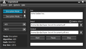 CryptoDock screenshot