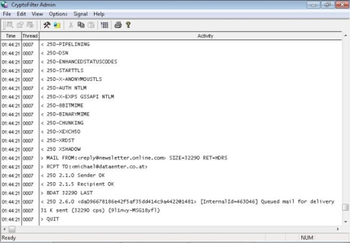 CryptoFilter for Windows 2000  screenshot