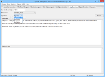 Cryptoki Manager screenshot 13