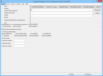 Cryptoki Manager screenshot 2